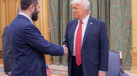 Trump und Syriens Übergangspräsident Al-Scharaa treffen sich in der US-Hauptstadt. (Archivbild)