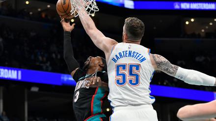 Hartenstein (rechts) und OKC sind in der NBA das Maß der Dinge.