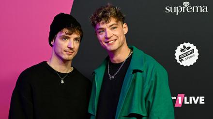 Roman (l) und Heiko (r) Lochmann nennen sich musikalisch mittlerweile HE/RO. (Archivbild)