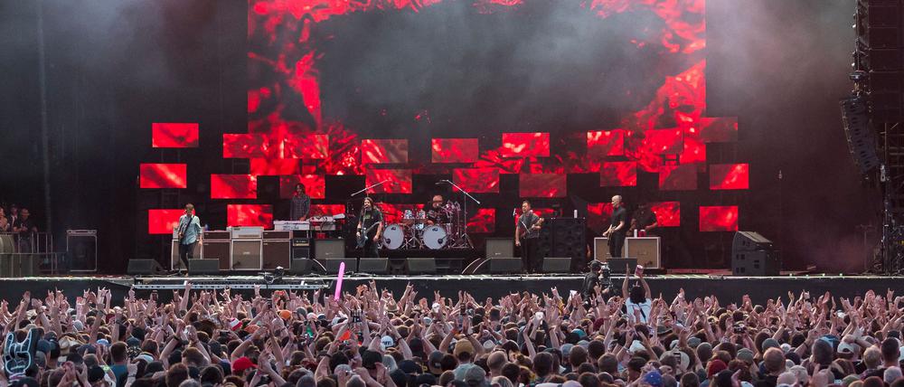 Die Foo Fighters kommen mit ihrer neuen Tour nach Deutschland. (Archivbild)