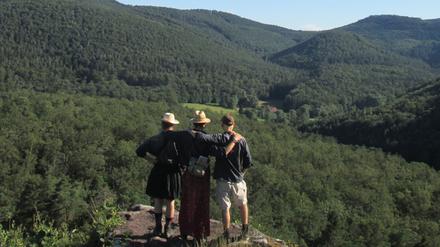 Pfadfindergruppe, Potsdamer Stamm "Die Alanen" bei einer Großfahrt 20204 in die Vogesen.