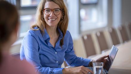 Eva-Maria Kopte, die neue Vorsitzende der Evangelischen Schulstiftung Berlin/Brandenburg. 