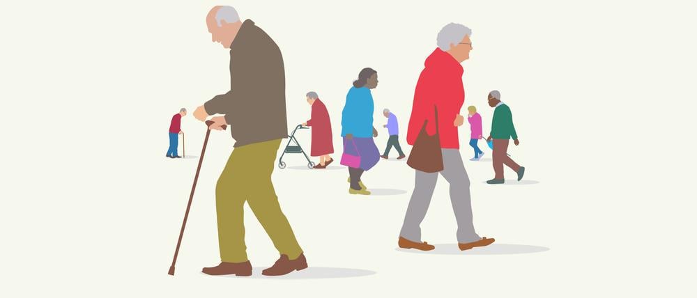 Wie lange denn noch? Manche müssen auch noch nach ihrem 70. Geburtstag arbeiten. 