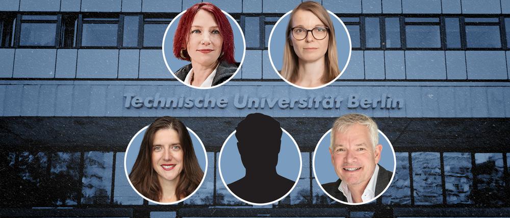 Kampf ums Präsidentenamt der TU Berlin - die Kandidatinnen und Kandidaten.