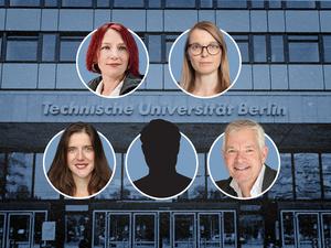 Kampf ums Präsidentenamt der TU Berlin - die Kandidatinnen und Kandidaten.