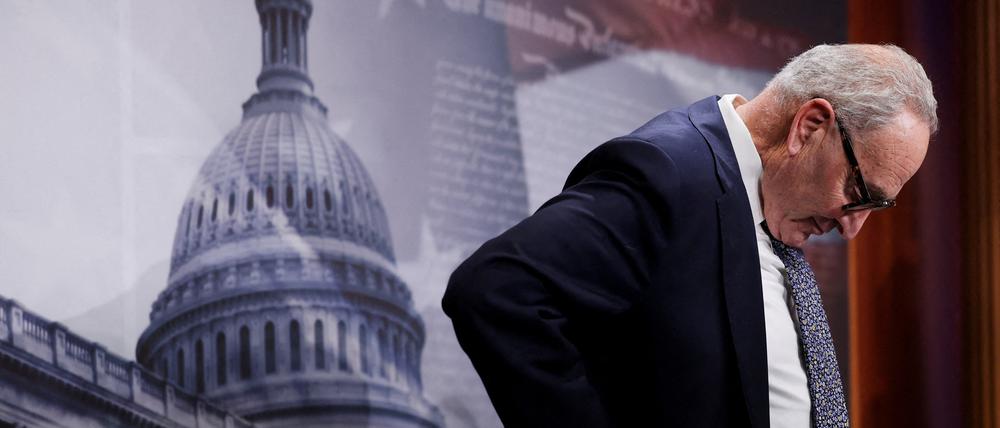 Minderheitenführer Chuck Schumer ist einer der Verlierer im Shutdown.