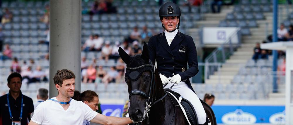 Lisa Müller mit ihrem Mann Thomas.