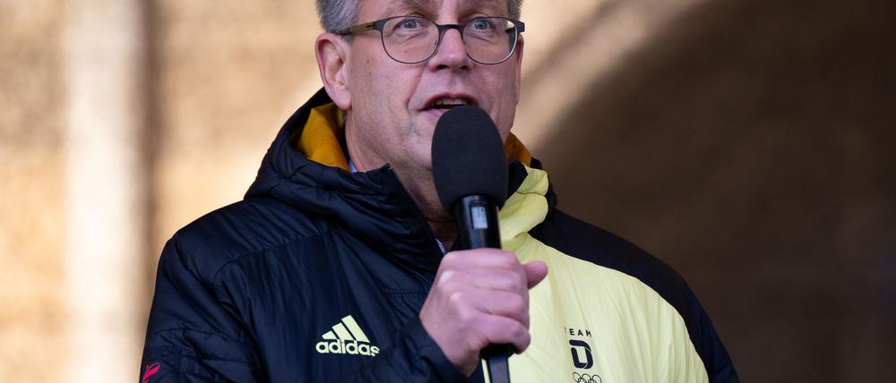 DOSB-Präsident Thomas Weikert freut sich über die Entwicklung bei den Mitgliederzahlen in Deutschlands Sportvereinen. (Archivbild)