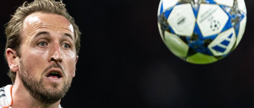 Harry Kane vom FC Bayern München in der Champions-League-Partie gegen Paris Saint-Germain.