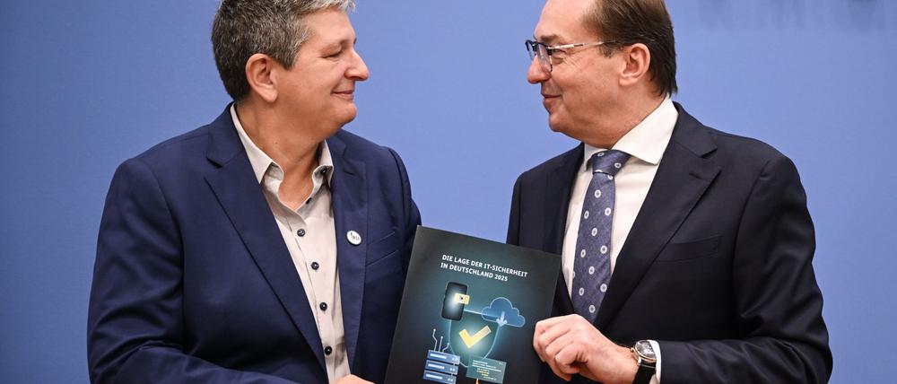 Die Präsidentin des Bundesamtes für Sicherheit in der Informationstechnik (BSI), Claudia Plattner, war von der früheren Bundesinnenministerin, Nancy Faeser (SPD), ernannt worden.