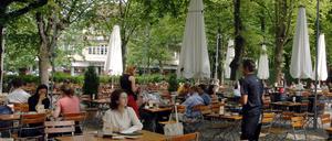 Biergarten „Luise“ in Berlin-Dahlem.