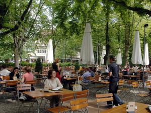 Biergarten „Luise“ in Berlin-Dahlem.