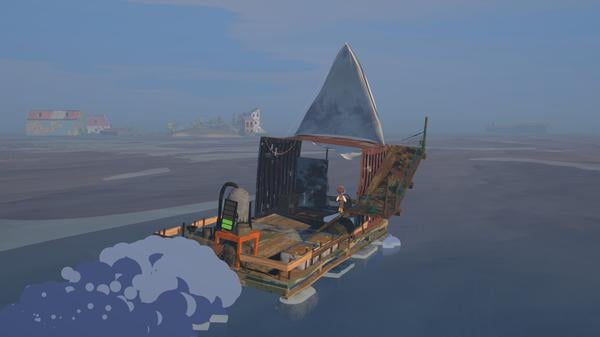 Unterwegs in einer überfluteten Welt: Das Computerspiel „Seaward“ stammt vom Berliner Start-up The Roof Interactive.