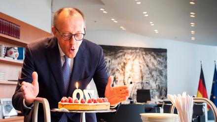 Friedrich Merz an seinem Geburtstag.