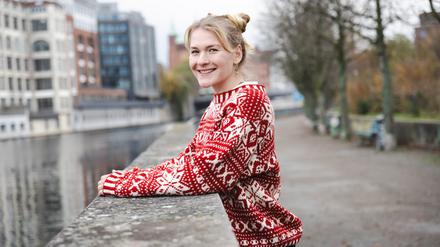 Stammzellenspenderin Julia Peterk am 10. November 2025 in Berlin.