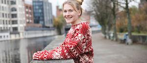 Stammzellenspenderin Julia Peterk am 10. November 2025 in Berlin.