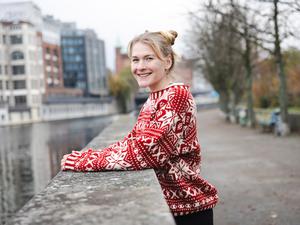 Stammzellenspenderin Julia Peterk am 10. November 2025 in Berlin.