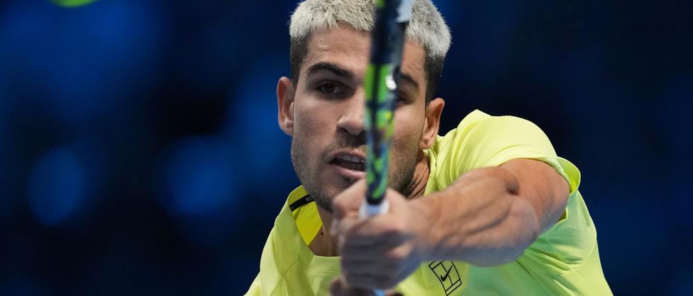 Carlos Alcaraz musste im zweiten Match hart kämpfen.