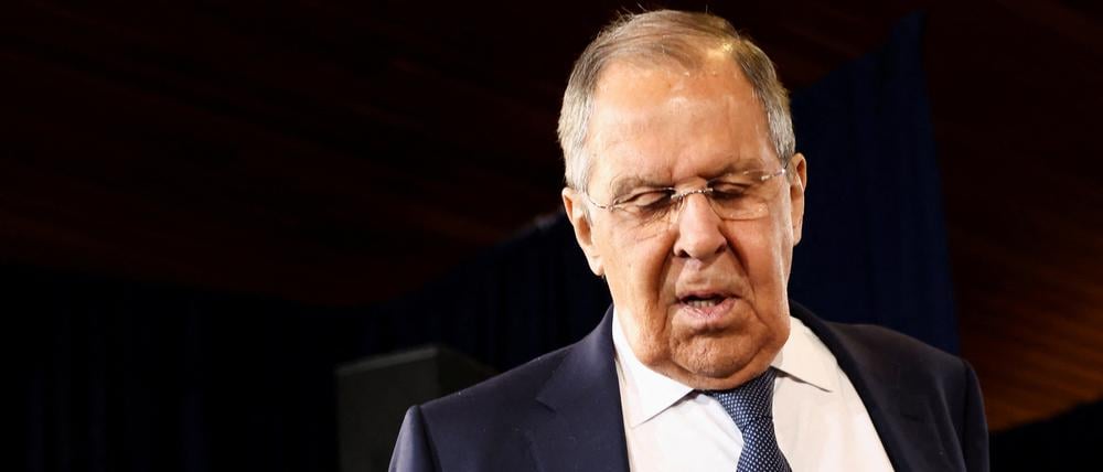 Lawrow ist seit vielen Jahren Russlands Chefdiplomat.