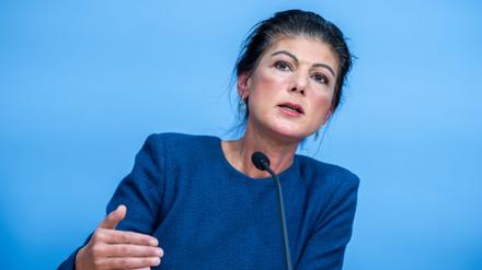 BSW-Chefin Sahra Wagenknecht hat kein Verständnis dafür, dass nicht alle Landtagsabgeordneten ihrer Partei in Brandenburg ihre Positionen voll mittragen. (Archivbild)