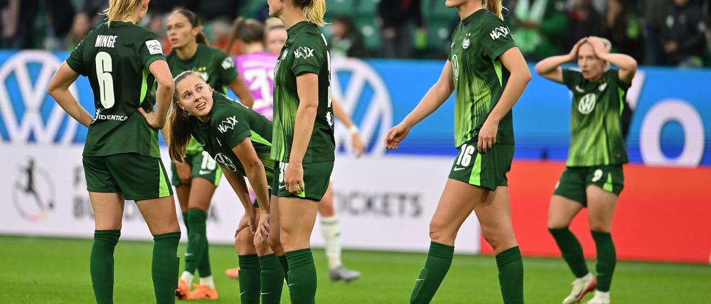Beim Champions-League-Spiel in Lyon gab es für Wolfsburgs Fußballerinnen nichts zu holen. (Archicbild)