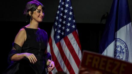 Rama Duwaji am Wahlabend.