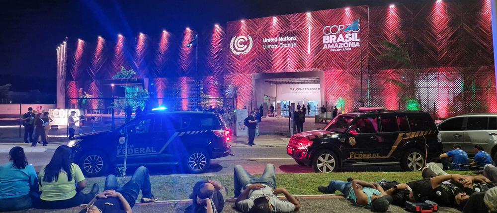 Auch die brasilianische Bundespolizei war im Einsatz.