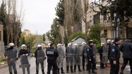Deutschland will die palästinensische Polizei auch künftig unterstützen. (Archivbild)