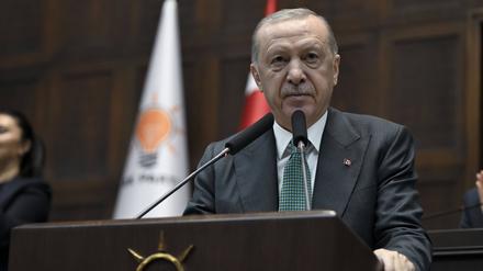 Der türkische Präsident Recep Tayyip Erdogan