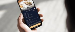 Die App Hidden Table vermittelt freie Plätze in der gehobenen Gastronomie. 