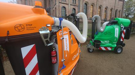 Vollelektrische Straßenreinigungsgeräte bei der Stadtentsorgung Potsdam (Step).