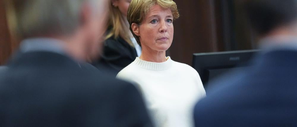 Christina Block reagiert mit Betroffenheit auf Audioaufnahmen von der Entführung ihrer Kinder in der Silvesternacht 2023/24.