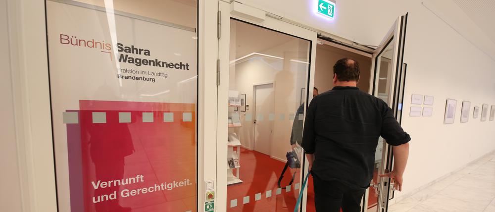 Die Räume des BSW im Brandenburger Landtag 