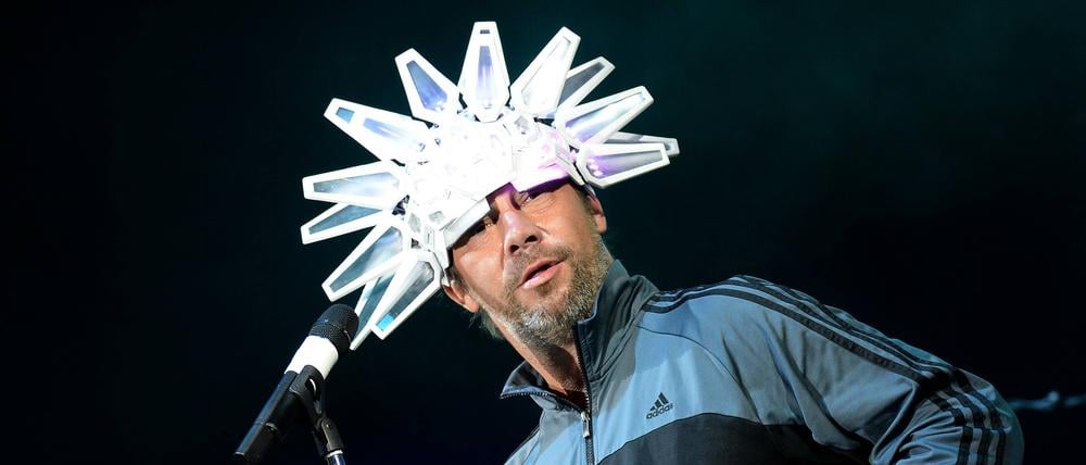 Nur gut mit Hut: Jay Kay, Sänger von Jamiroquai.