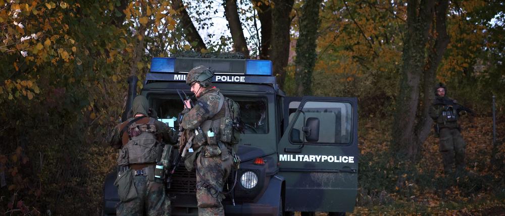 Bei der Übung „Marshal Power“ hatten Bundeswehr und Polizei eigentlich zusammen trainieren sollen. (Archivbild)