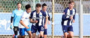 Wir gegen uns. Hertha spielte am Mittwoch gegen Hertha. Hertha gewann.