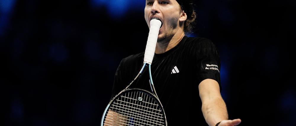 Ärgerte sich im Match gegen Sinner nicht nur über vergebene Breakchancen: Alexander Zverev