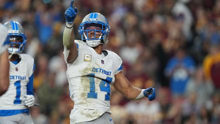 St. Brown äußerte sich zu seinem kritisierten Touchdown-Jubel. (Archivbild)