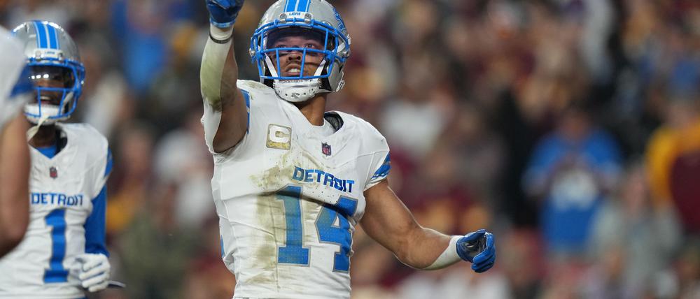 St. Brown äußerte sich zu seinem kritisierten Touchdown-Jubel. (Archivbild)