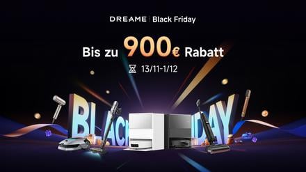 Dreame BLF Deals // Weiterer Text über ots und www.presseportal.de/nr/173033 / Die Verwendung dieses Bildes für redaktionelle Zwecke ist unter Beachtung aller mitgeteilten Nutzungsbedingungen zulässig und dann auch honorarfrei. Veröffentlichung ausschließlich mit Bildrechte-Hinweis.