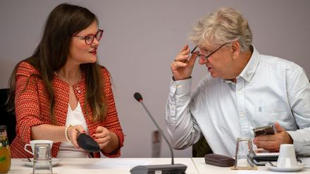 Sie sind zwei von vier Abgeordneten der BSW-Fraktion, die aus dem Bündnis Sarah Wagenknecht (BSW) ausgetreten sind: Jouleen Gruhn und André von Ossowski.
