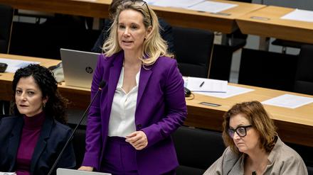 Steht unter Druck: Berlins Kultursenatorin Sarah Wedl-Wilson (parteilos, für CDU). 