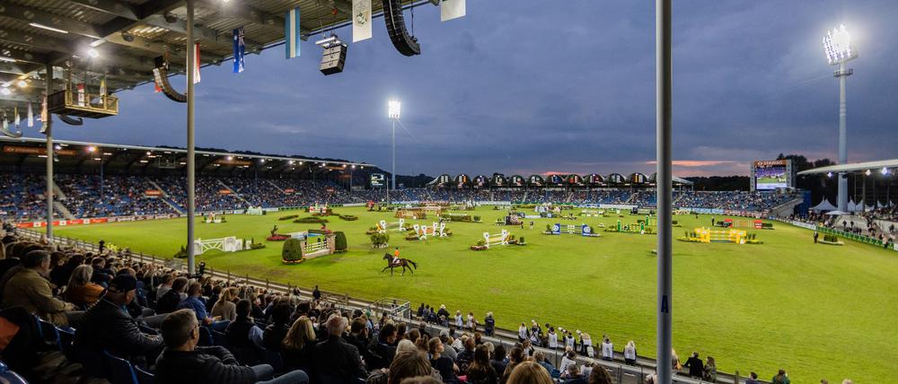 Der CHIO in Aachen wird mit Neubauten noch größer. (Archivbild)