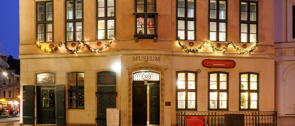 Das Knoblauchhaus verwandelt sich ab Ende November in ein Weihnachtshaus.