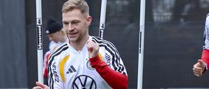 Joshua Kimmich hat sich im Training der Nationalmannschaft am Sprunggelenk verletzt.