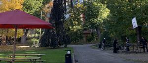 Der Kiezpark in Prenzlauer Berg.