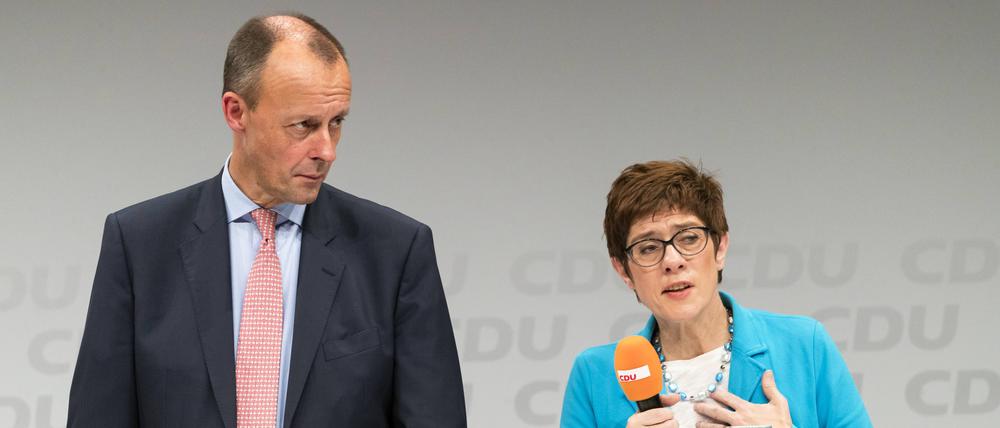 2018 waren Annegret Kramp-Karrenbauer und Friedrich Merz Konkurrenten um den Parteivorsitz. Kommen sie sich nun wieder in die Quere?