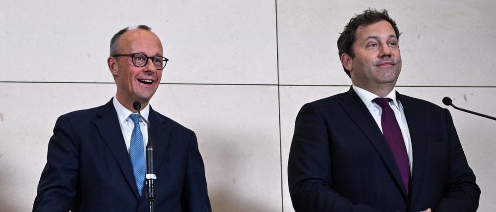 Friedrich Merz (CDU) und Lars Klingbeil (SPD)