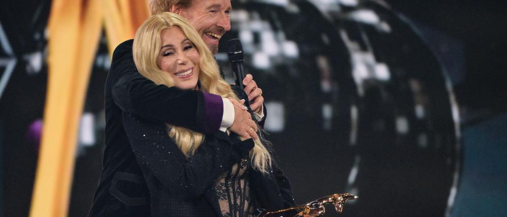 Mit seinem Auftritt sorgte Gottschalk für Irritationen.