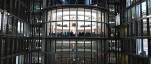 Blick auf den Sitzungssaal des Haushaltsausschusses